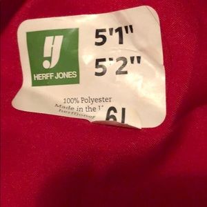 Red & white Gown for Graduation